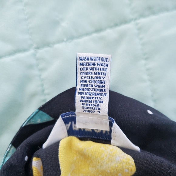 Lemon print polka dot Arizona button-down shirt, size S, fair condition - Picture 7 of 7